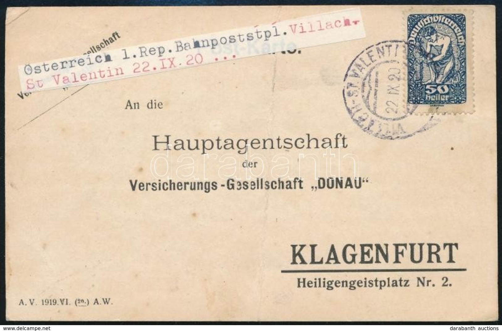 Ausztria 1920 - Other & Unclassified