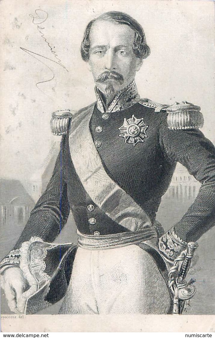 Cpa Portrait De NAPOLEON III Estampe, Gravure Par Philippoteaux 1850, Gravé Par Ramus - People