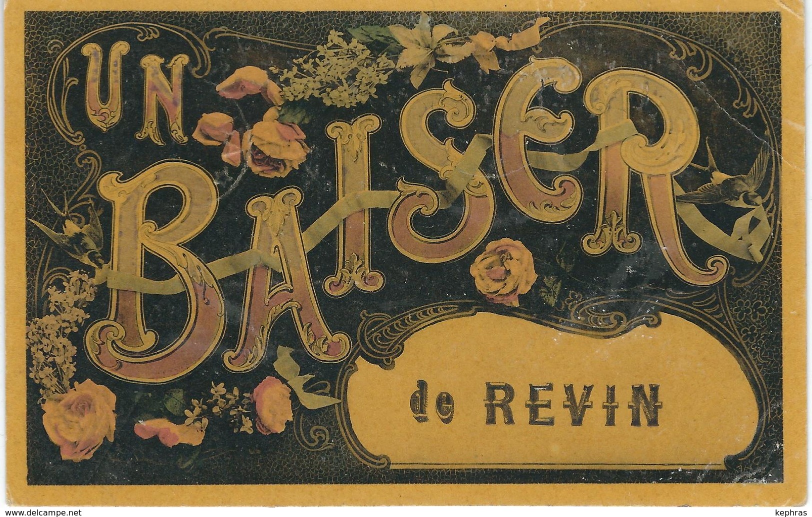 Un Baiser De  REVIN - Cachet De La Poste 1910 - Revin