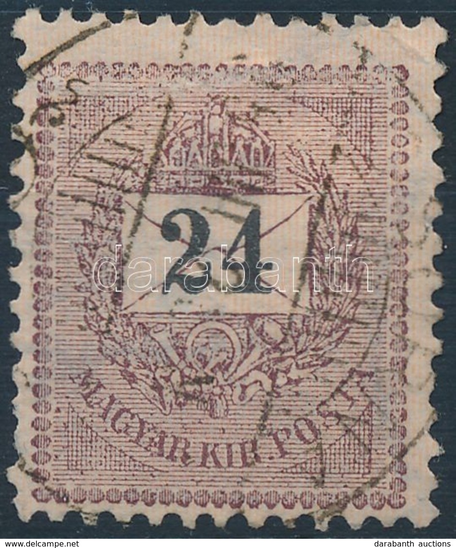 O 1889 24kr Sztereo Jegyekkel, Ritka - Other & Unclassified