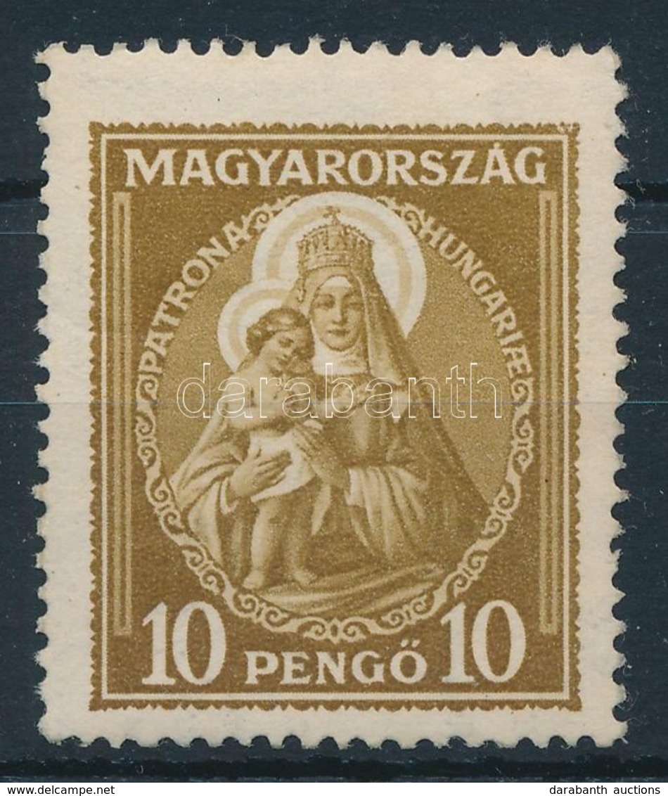 1932 Nagy Madonna 10P Szépen újragumizott Bélyeg / Nicely Regummed - Autres & Non Classés