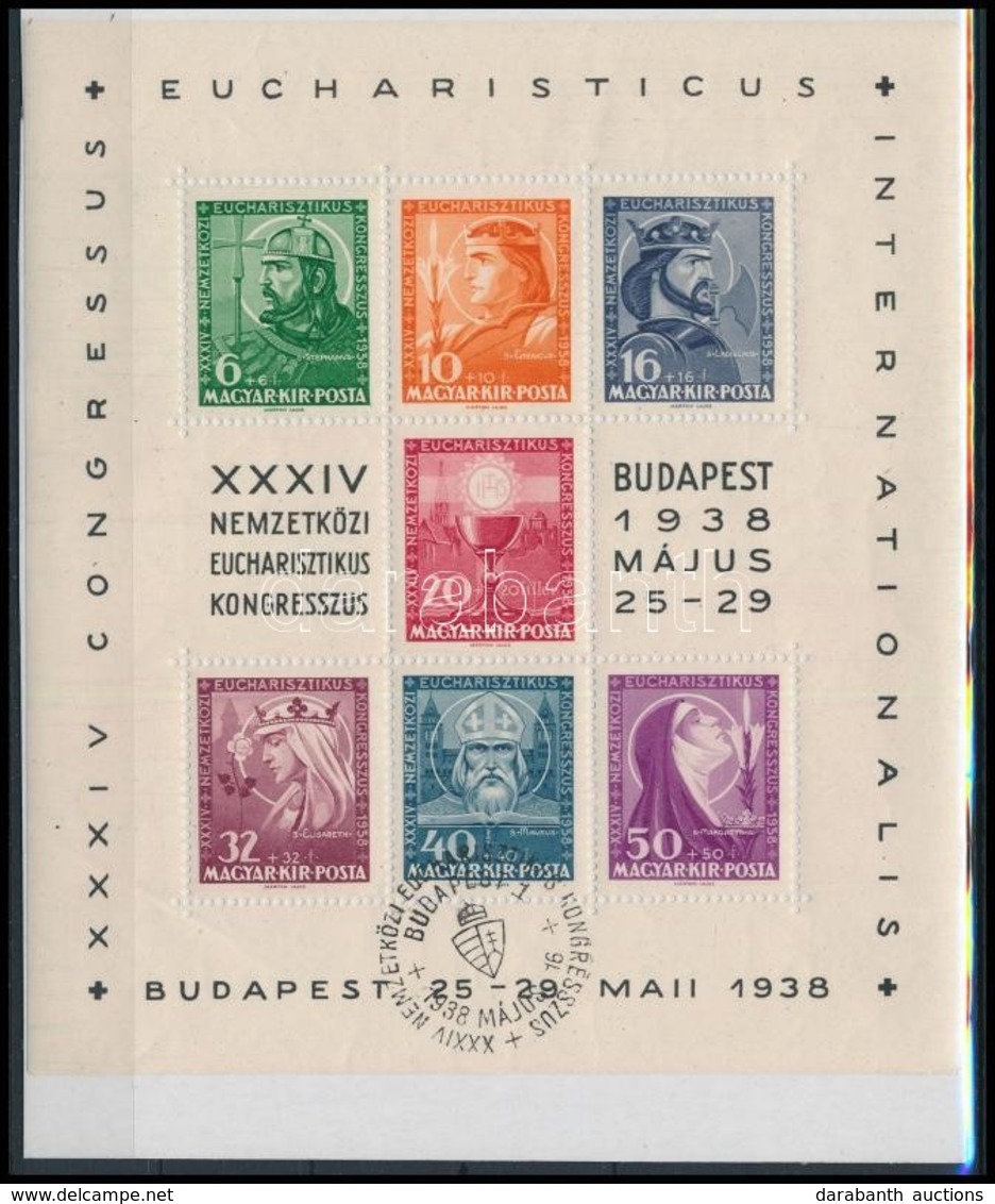 O 1938 Eucharisztikus Blokk (9.000) - Other & Unclassified