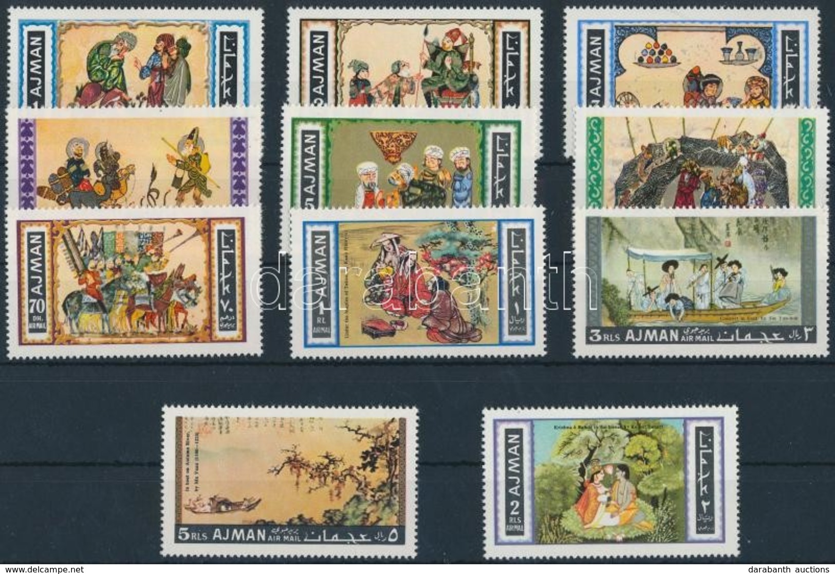 ** 1967 Festmény 2 Klf Sor Mi 158-164 + 176-179 - Andere & Zonder Classificatie