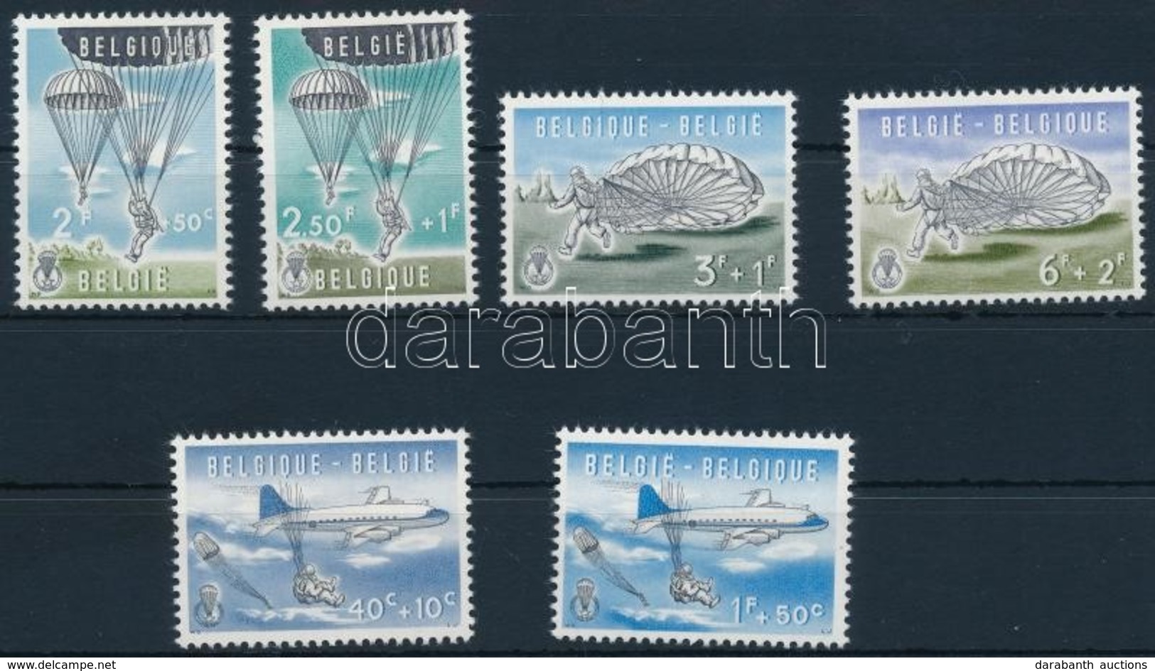 ** 1960 Ejtőernyőzés Sor Mi 1190-1195 - Other & Unclassified