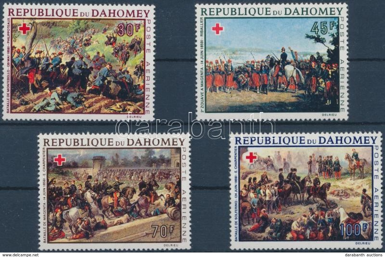 ** 1968 Francia Festmények Sor Mi 352-355 - Altri & Non Classificati