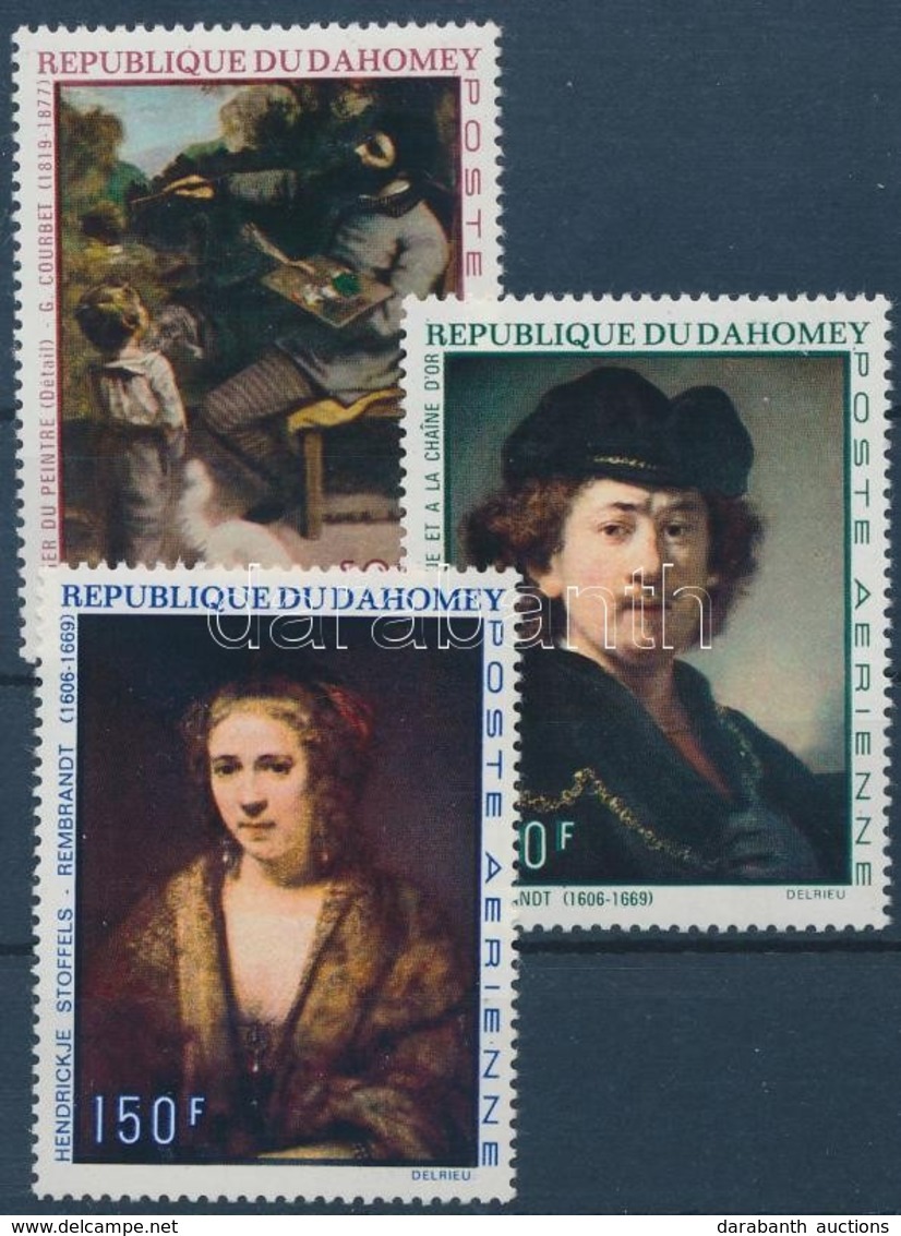 ** 1969 Festmények (Rembrandt, Courbet) Sor Mi 403-405 - Autres & Non Classés