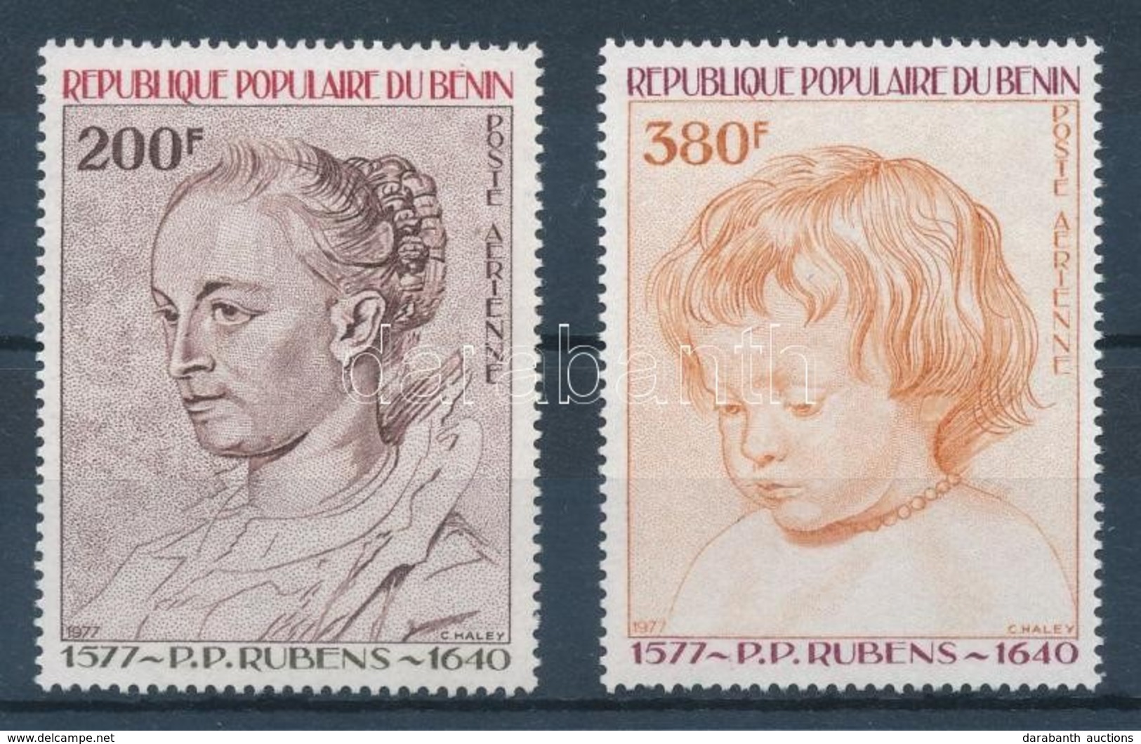 ** 1977 Festmények; Rubens Sor Mi 123-124 - Andere & Zonder Classificatie