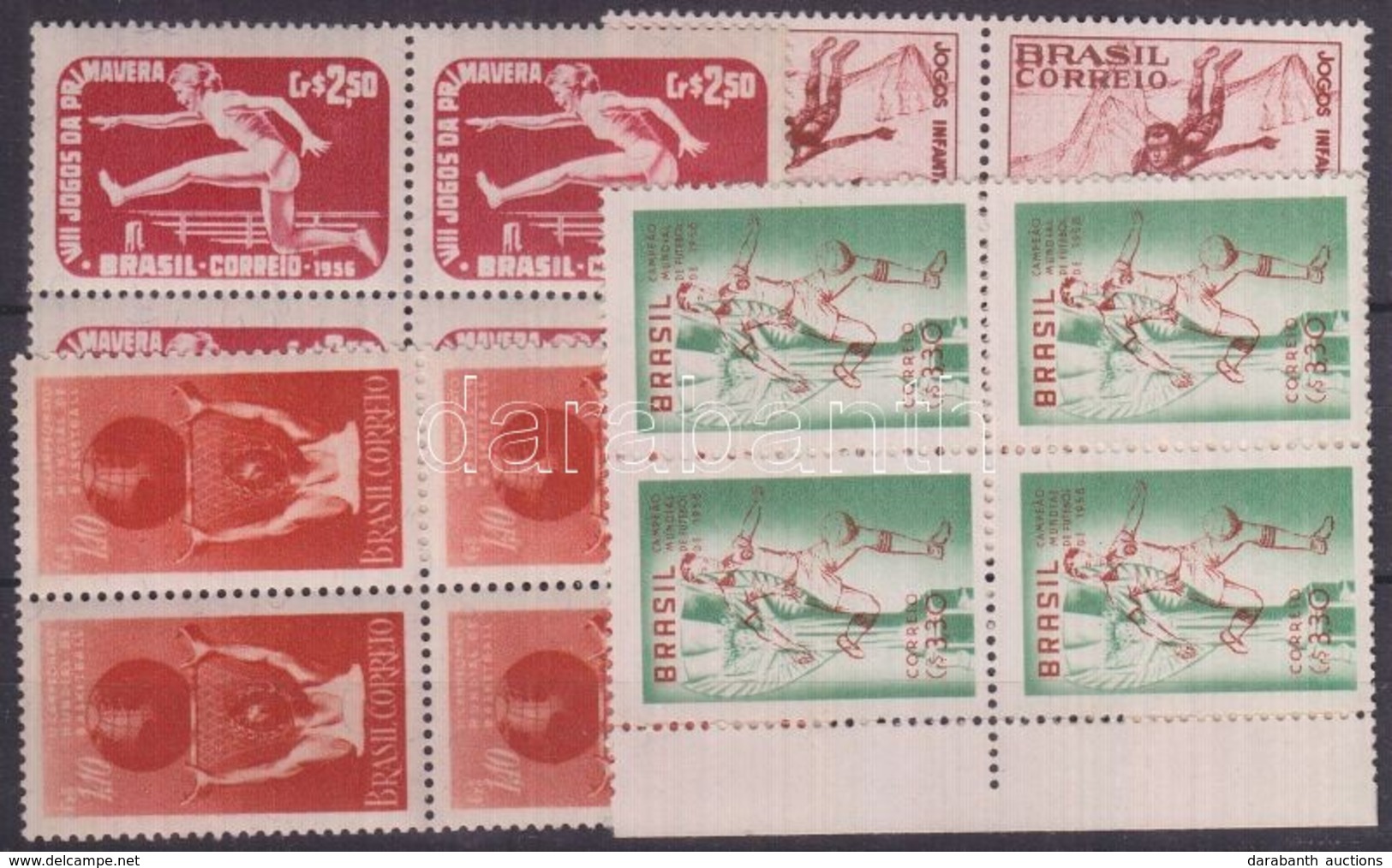 ** 1954-1958 Sport 4 Klf Négyestömb - Other & Unclassified