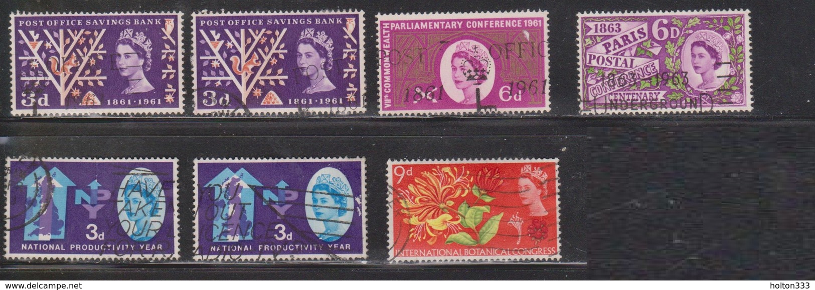 GREAT BRITAIN QEII Commemoratives Used - Duplication - Used Stamps