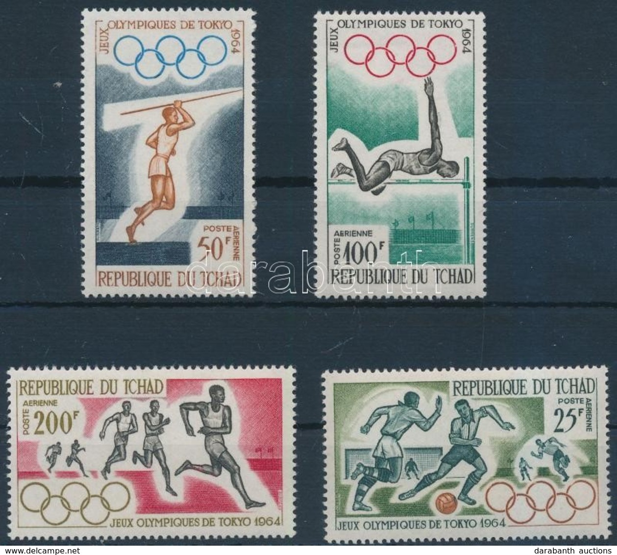 ** 1964 Nyári Olimpia Sor Mi 120-123 - Other & Unclassified