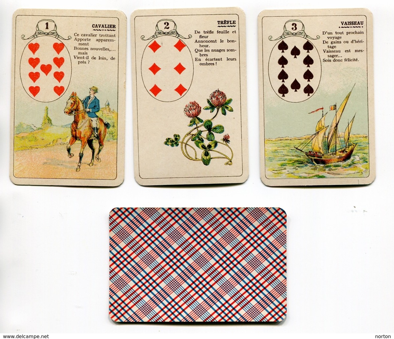 Cartes De Voyance Lenormand Jeux De 36 Cartes Avec Mode D'emploi Jamais Utilisées - Tarots