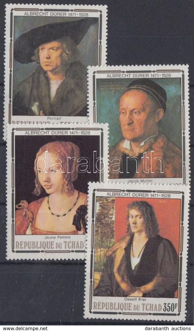 ** 1978 450 éve Hunyt El Dürer Sor Mi 831-834 - Autres & Non Classés