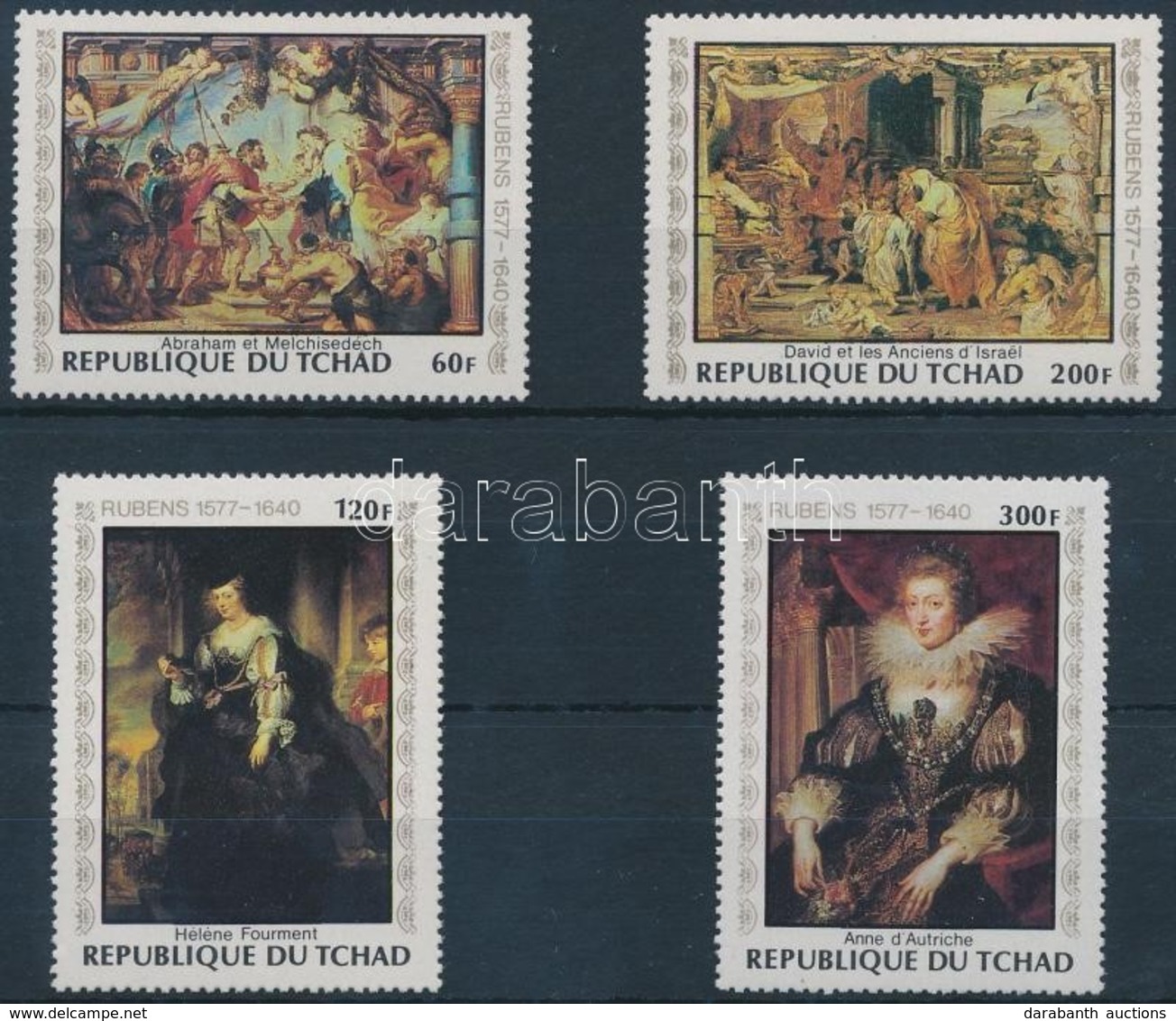 ** 1978 Rubens: Festmény Sor Mi 835-838 - Other & Unclassified