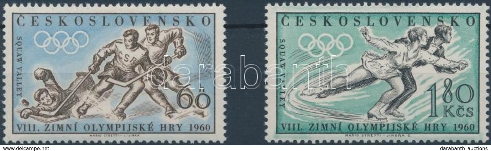 ** 1960 Téli Olimpia Sor Mi 1183-1184 - Autres & Non Classés