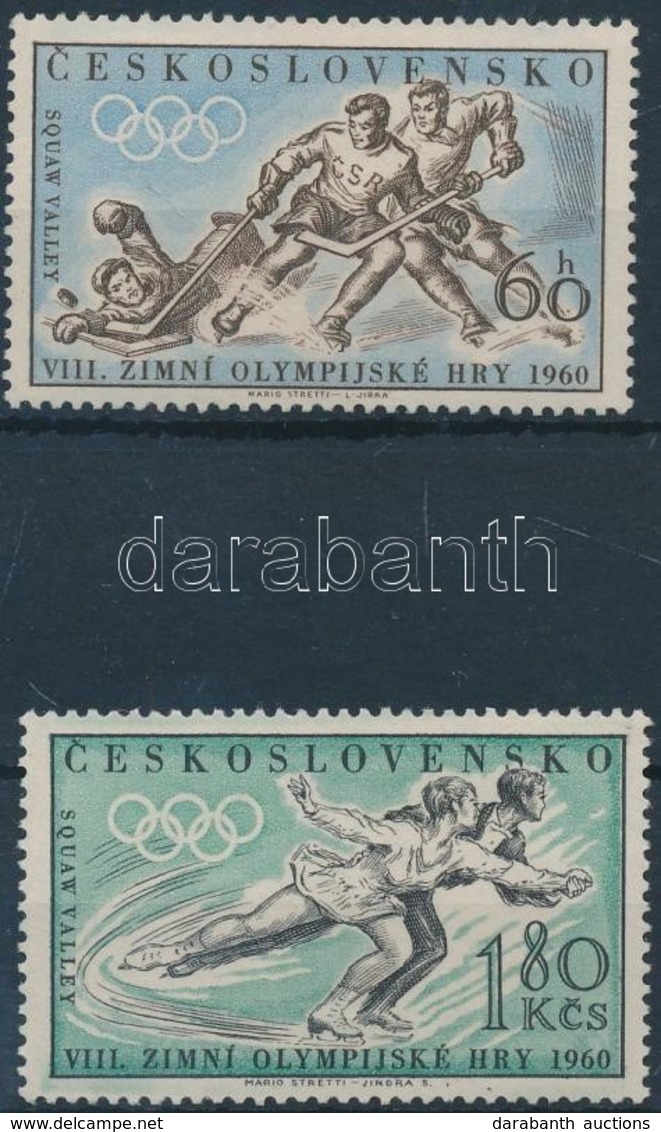 ** 1960 Téli Olimpia Sor Mi 1183-1184 - Andere & Zonder Classificatie