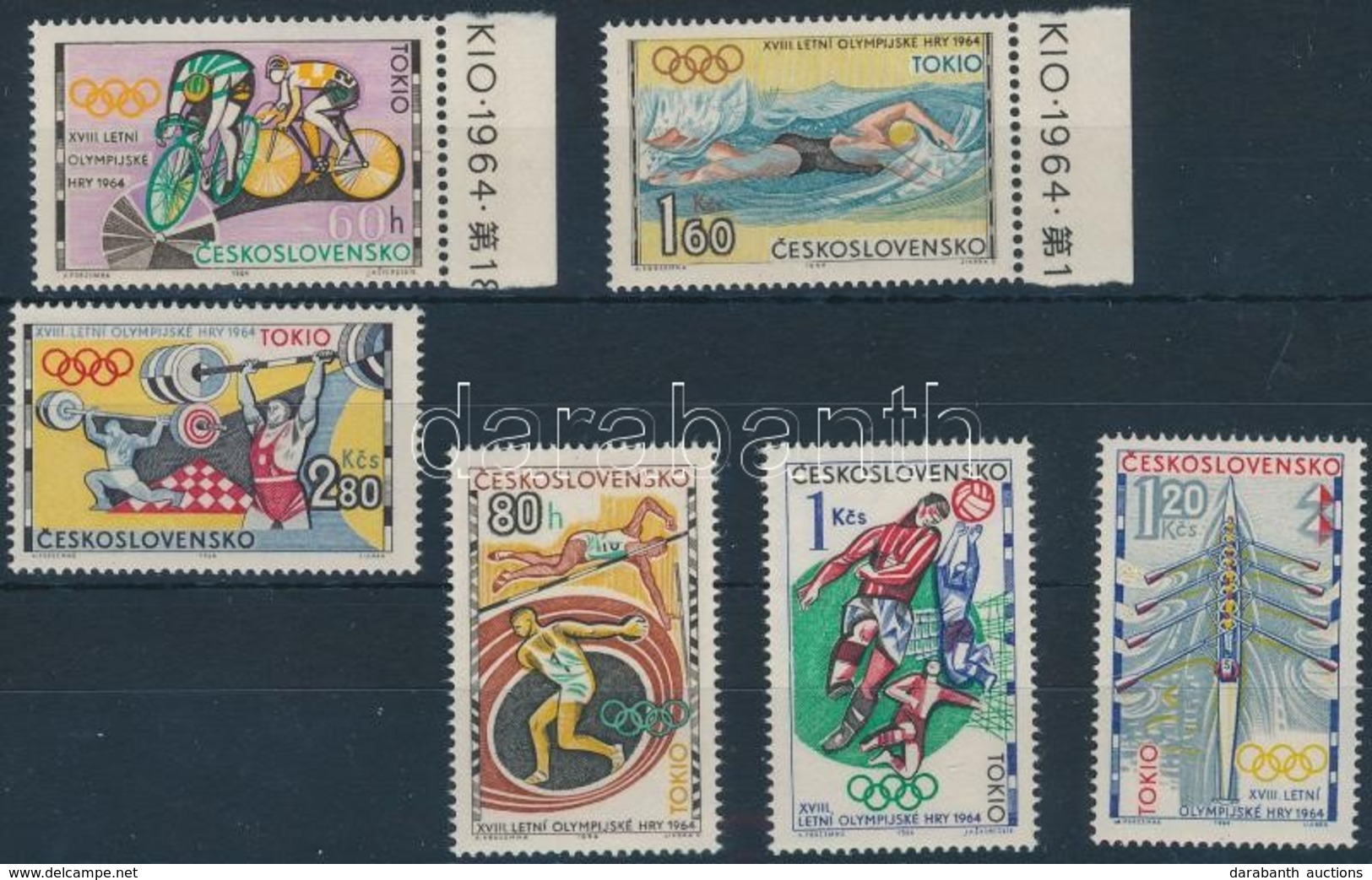 ** 1964 Olimpia Sor Mi 1488-1493 - Autres & Non Classés