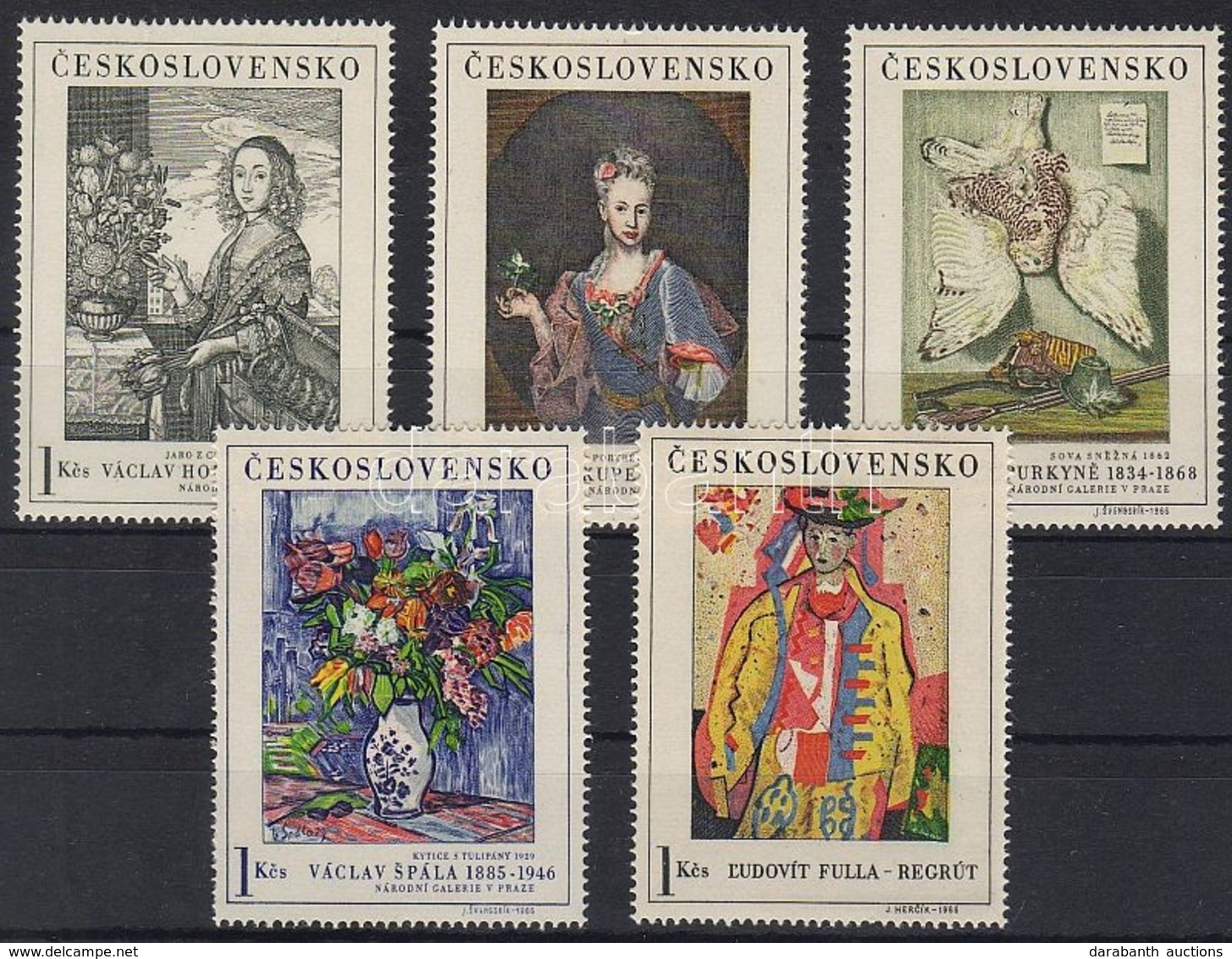 ** 1966 Festmények Mi 1668-1672 - Andere & Zonder Classificatie