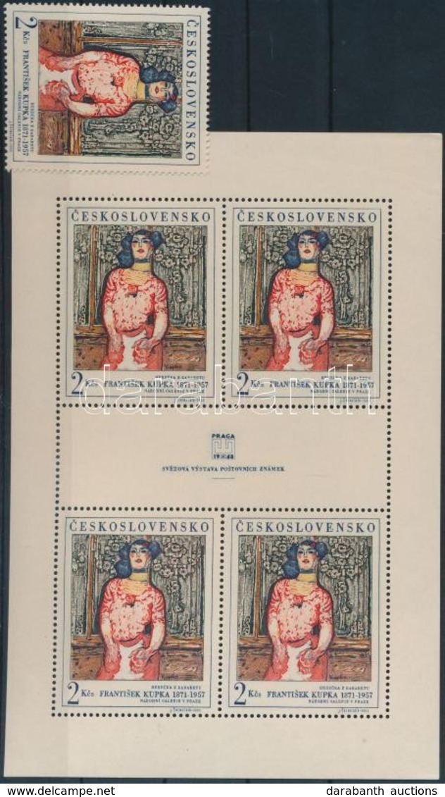 ** 1968 Festmény Bélyeg + Kisív Mi 1796 - Andere & Zonder Classificatie