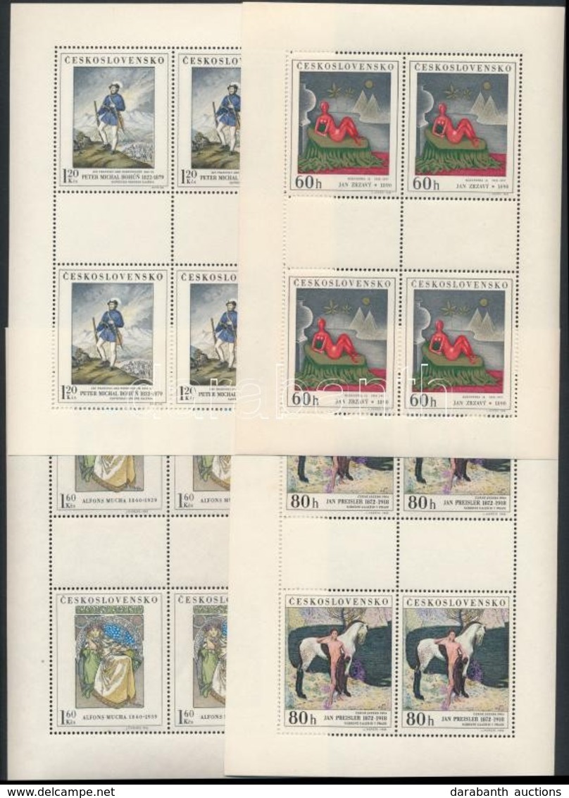 ** 1968 Festmény Kisív Sor Mi 1839-1843 - Andere & Zonder Classificatie