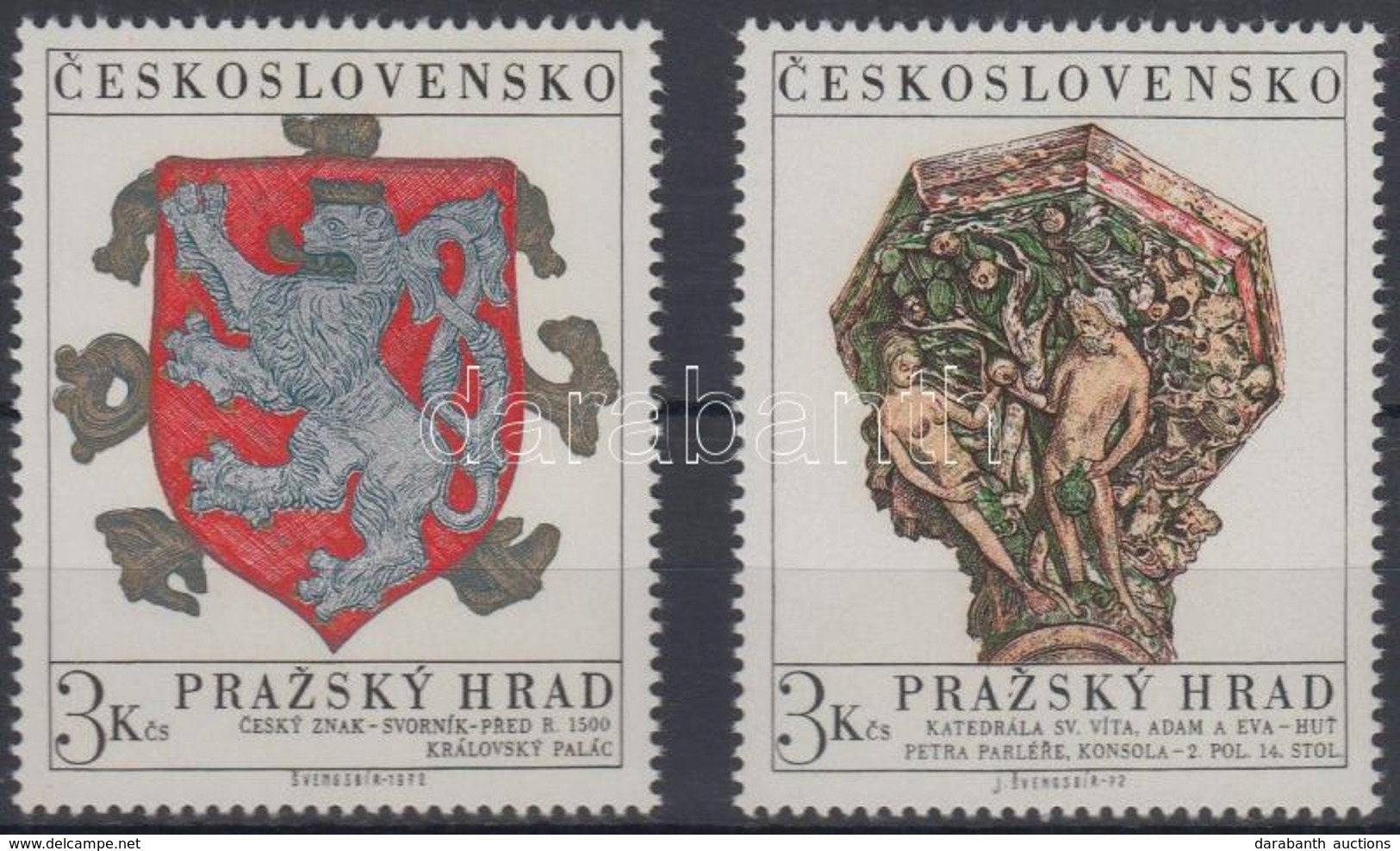 ** 1972 Prágai Vár Sor és Kisívsor Mi 2071-2072 - Autres & Non Classés