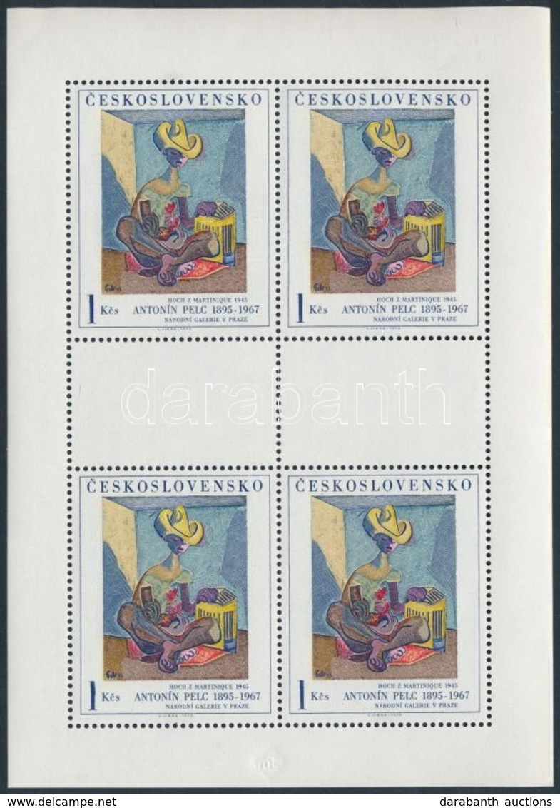 ** 1973 Festmények 3 Kisív Mi 2172 A + 2173-2177 - Autres & Non Classés