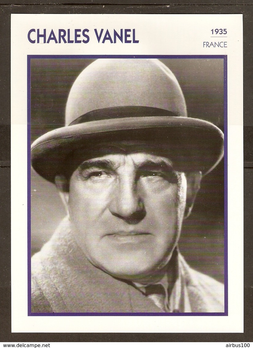 PORTRAIT DE STAR 1935 FRANCE - ACTEUR CHARLES VANEL - ACTOR CINEMA FILM - Fotos