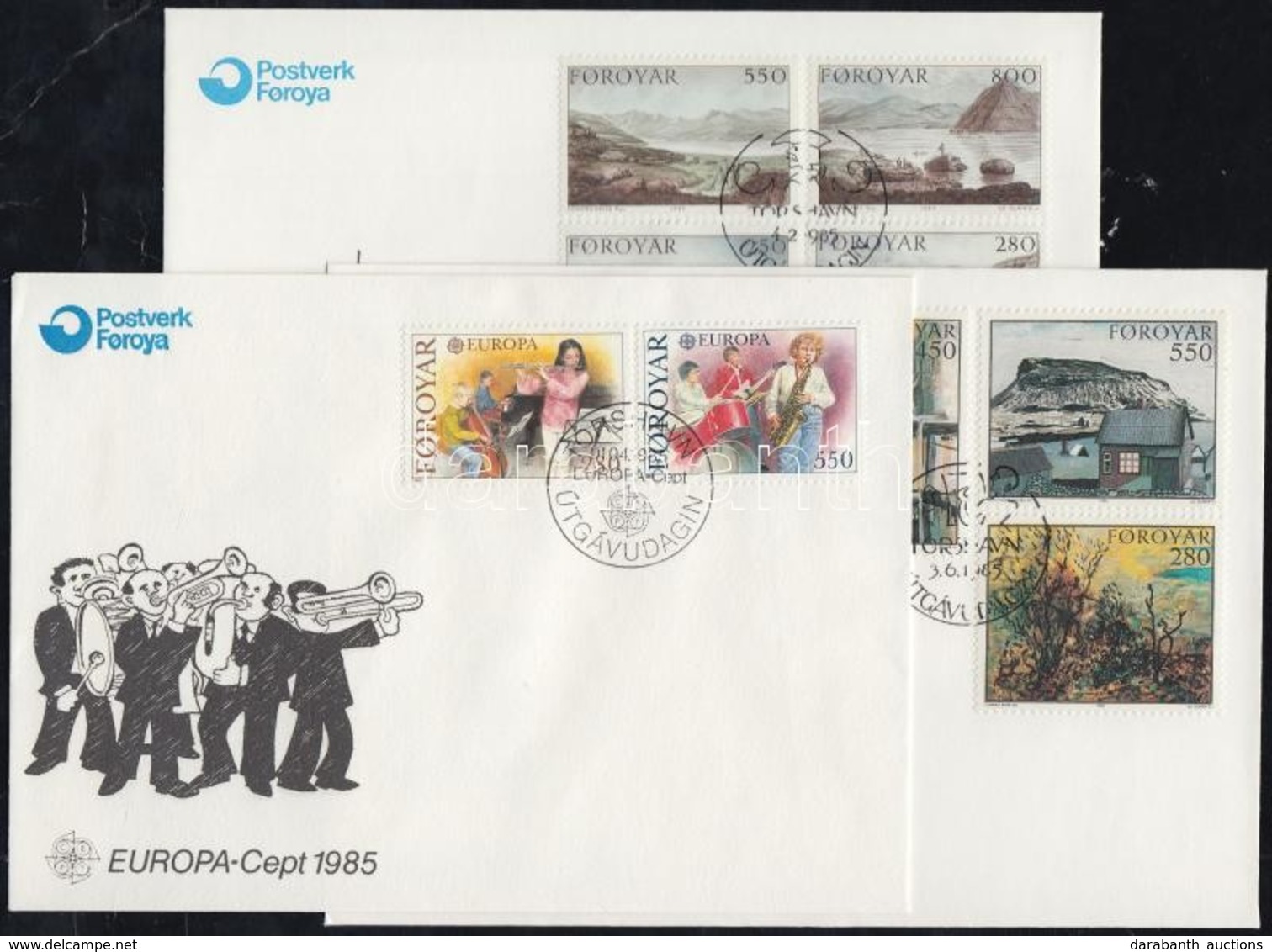 1985 3 Db FDC Mi 112-120 - Autres & Non Classés