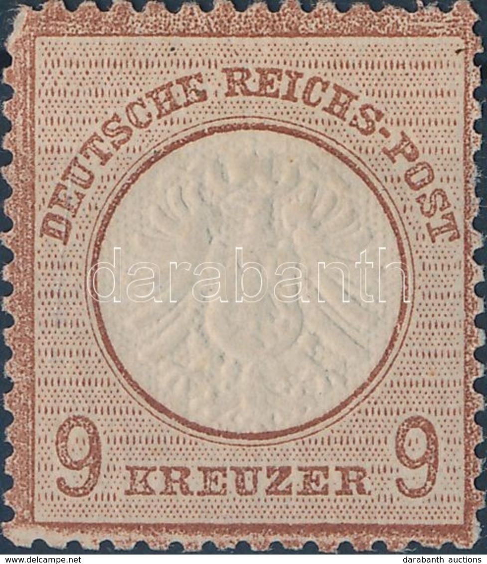 * 1872 Mi 27b Eredeti Gumival / With Original Gum (sarokfog Hiba / Short Corner Left Above) (Mi EUR 2.000.-) Certificate - Andere & Zonder Classificatie