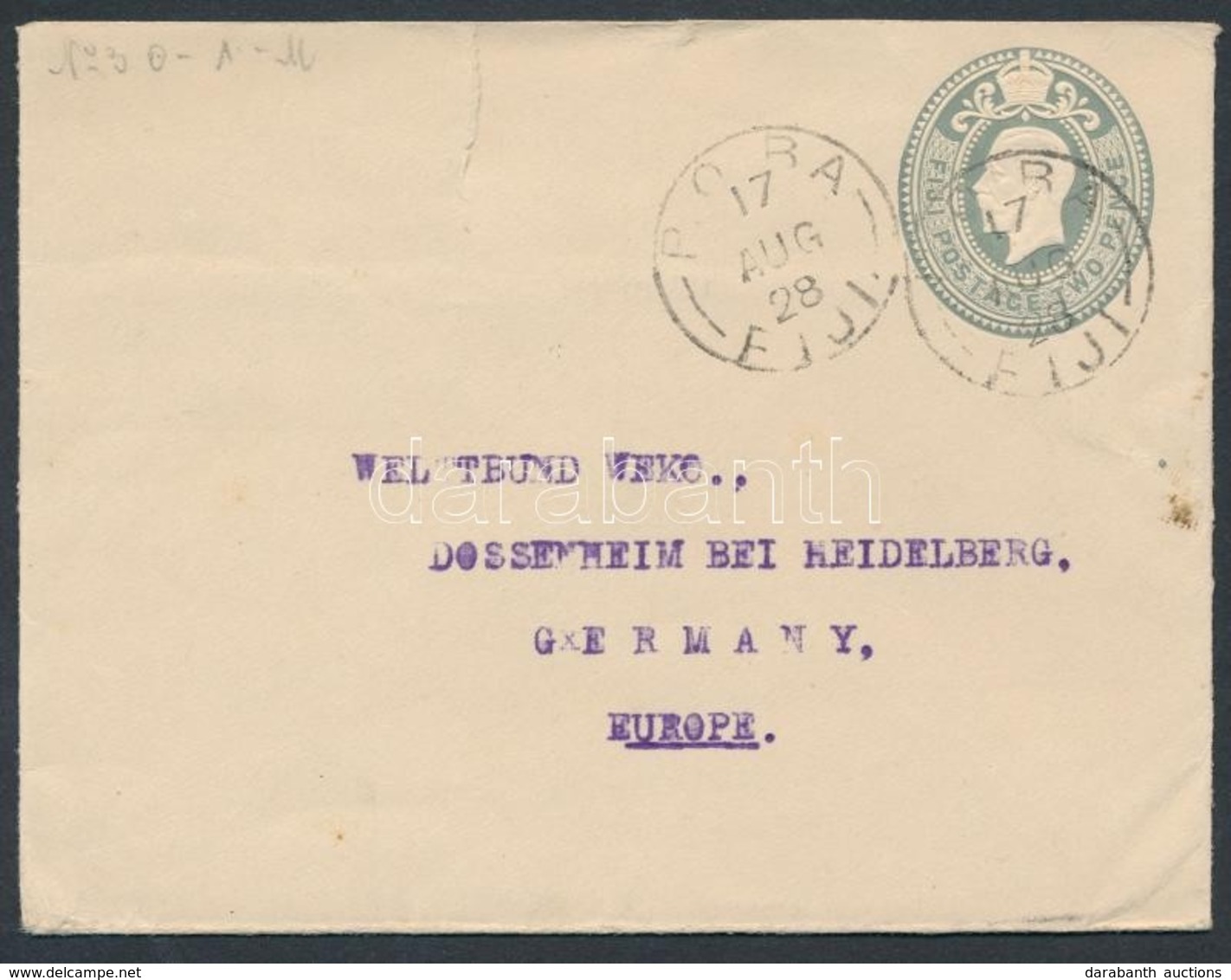 1928 Díjjegyes Levél Németországba / PS-cover To Germany - Other & Unclassified