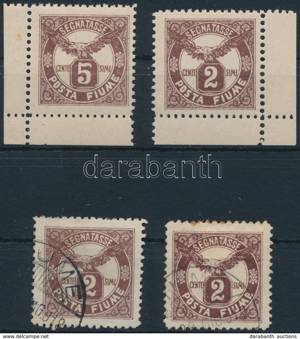 ** O 1919 Portó Mi 13-14 + A Megjelenés Előtti Felhasználások 2 Bélyeg + 1 Levél / + Early Usage, 2 Stamps + 1 Cover - Other & Unclassified