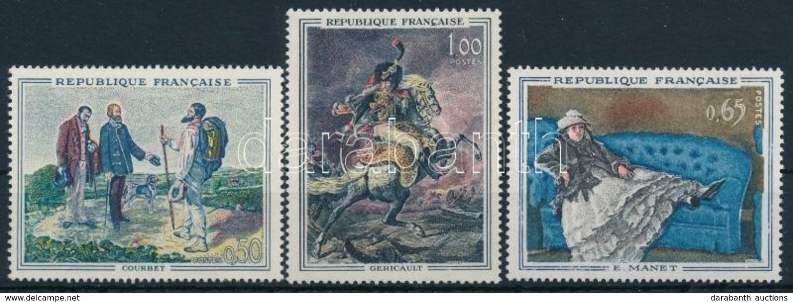 ** 1962 Festmény Sor Mi 1415-1417 - Other & Unclassified