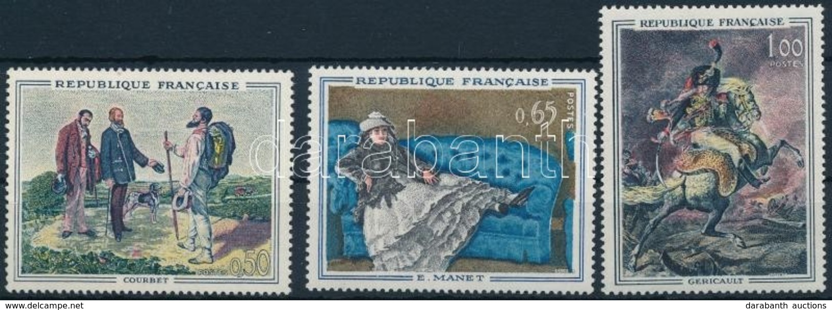 ** 1962 Festmények Sor Mi 1415-1417 - Andere & Zonder Classificatie