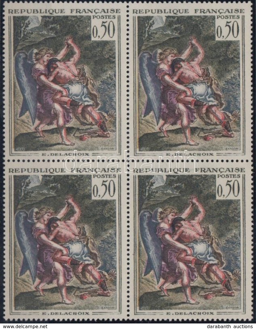 ** 1963 Festmény Négyestömb Mi 1426 - Other & Unclassified