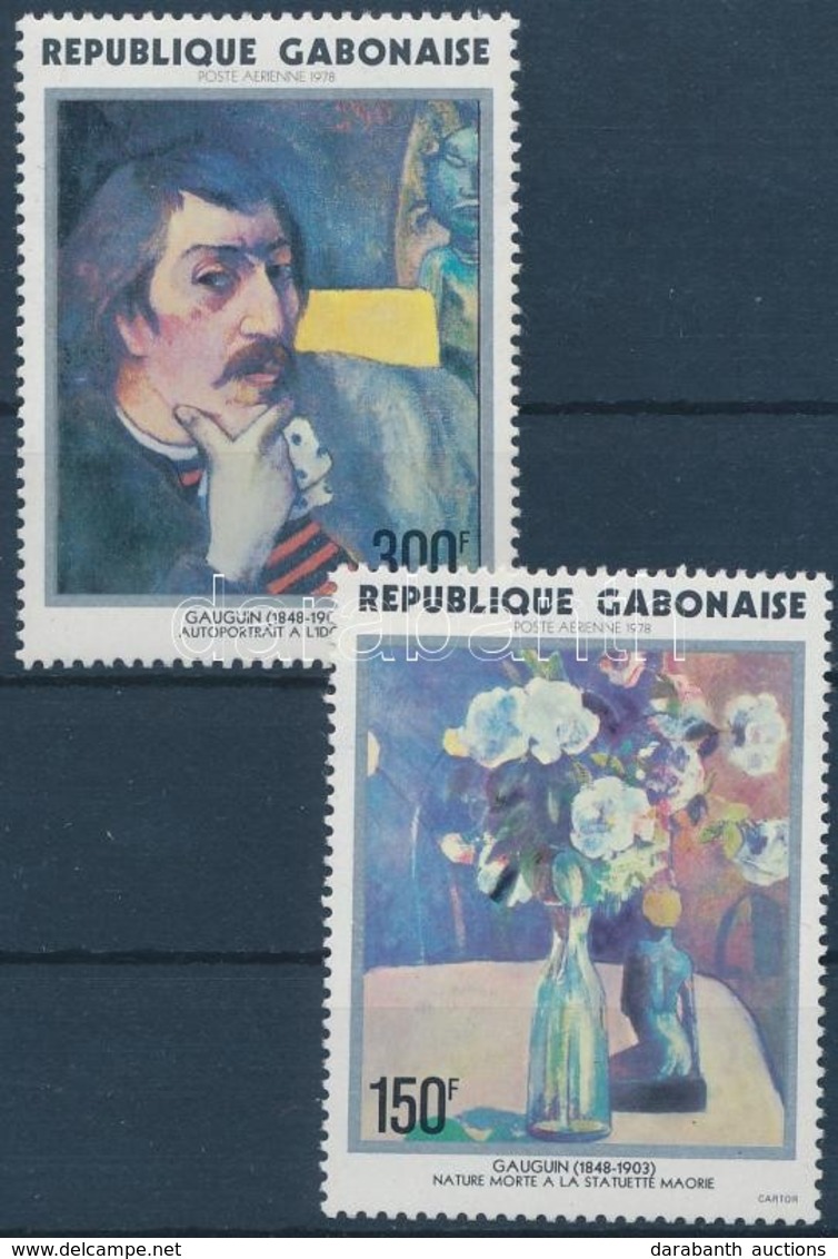 ** 1978 75 éve Hunyt El Paul Gauguin Sor Mi 648-649 - Autres & Non Classés