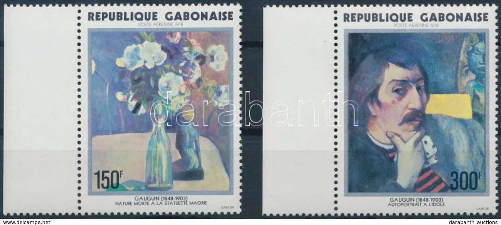 ** 1978 Gauguin ívszéli Sor Mi 648-649 - Andere & Zonder Classificatie