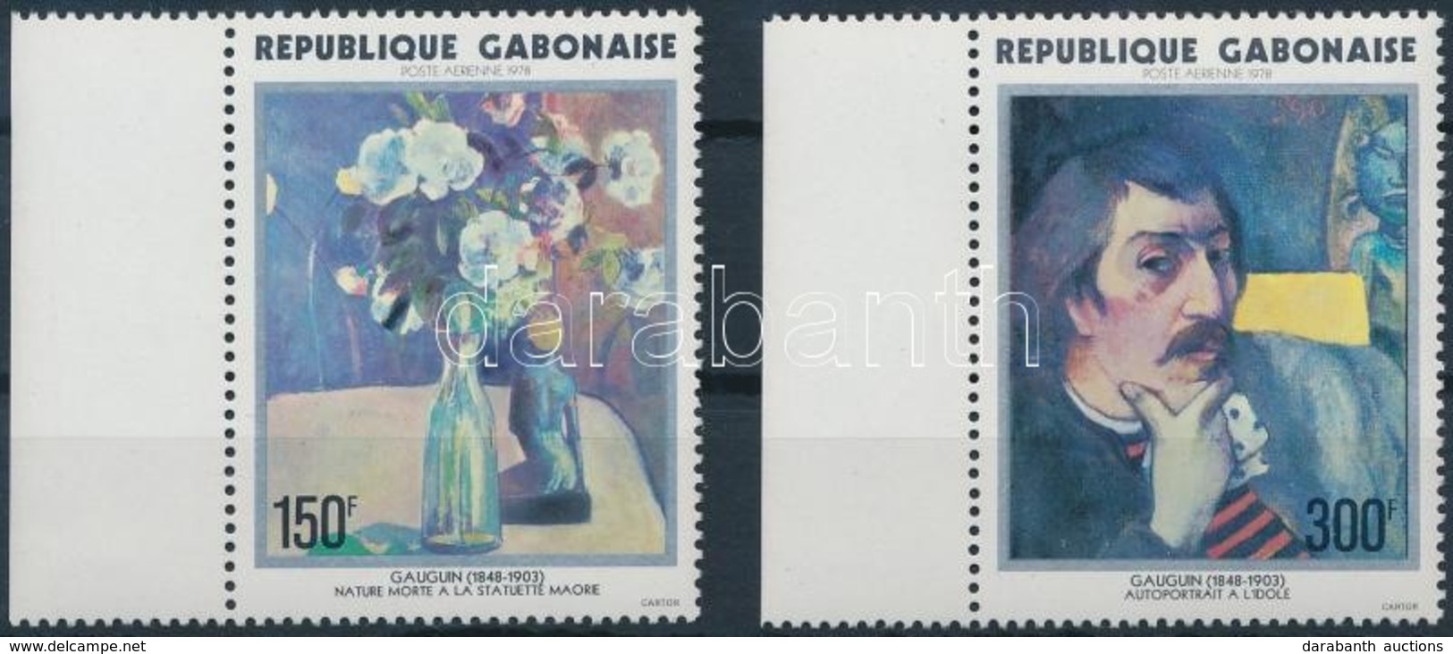 ** 1978 Gauguin ívszéli Sor Mi 648-649 - Autres & Non Classés