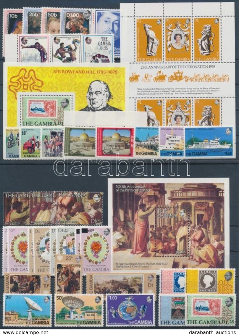 ** 1974-1977 33 Db Bélyeg, Közte Teljes Sorok, ívszéli és Szelvényes értékek + 3 Db Blokk + 1 Db FDC, 2 Db Stecklapon - Autres & Non Classés