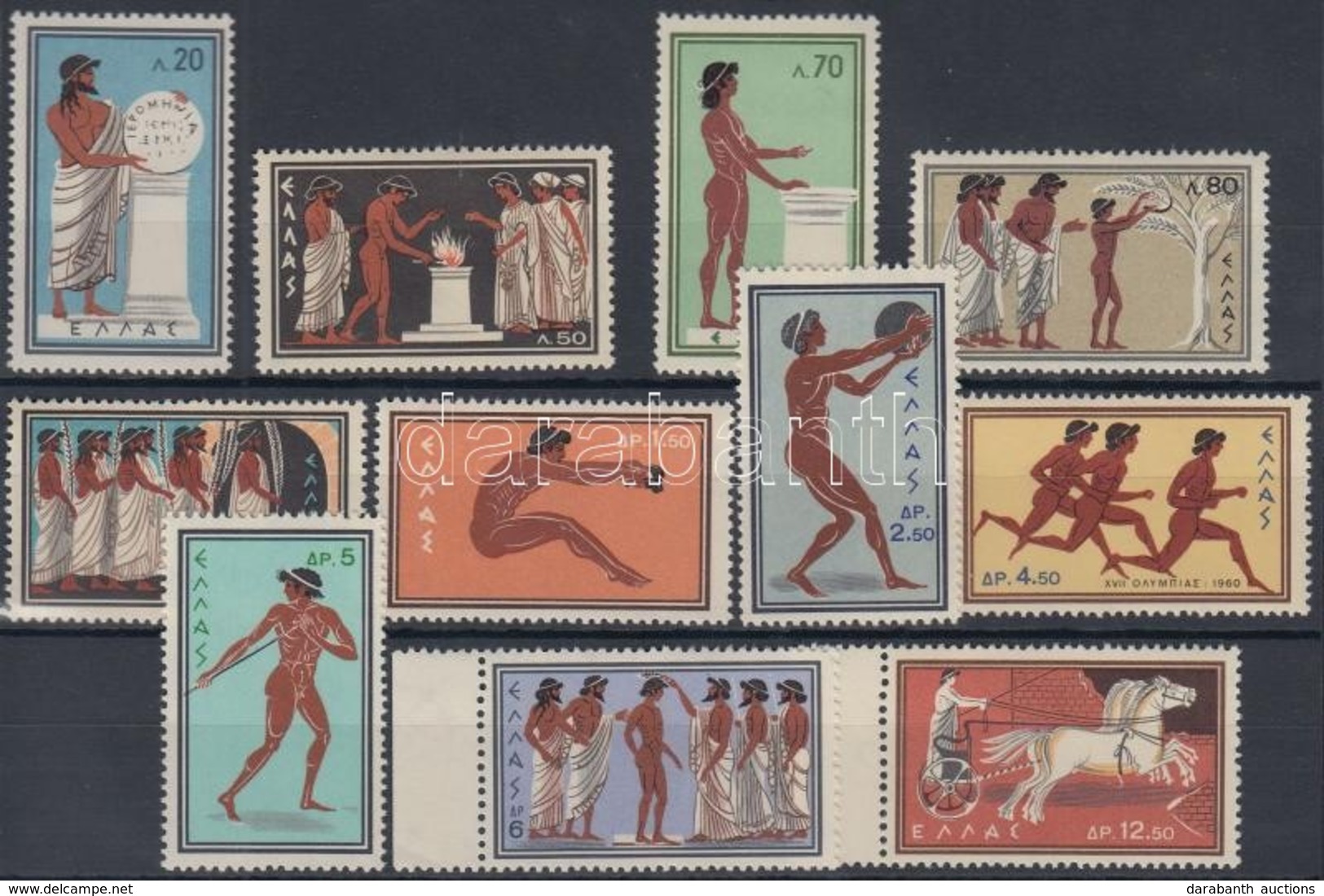 ** 1960 Nyári Olimpia Sor Mi 734-744 - Other & Unclassified