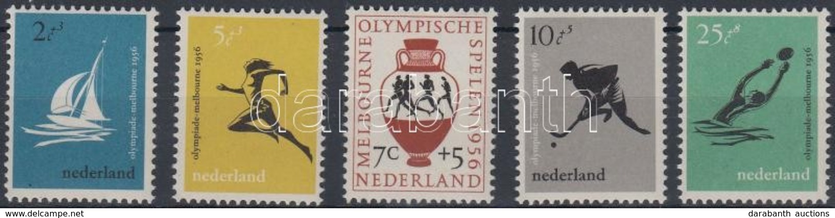 ** 1956 Nyári Olimpia, Melbourne Sor Mi 678-682 - Other & Unclassified