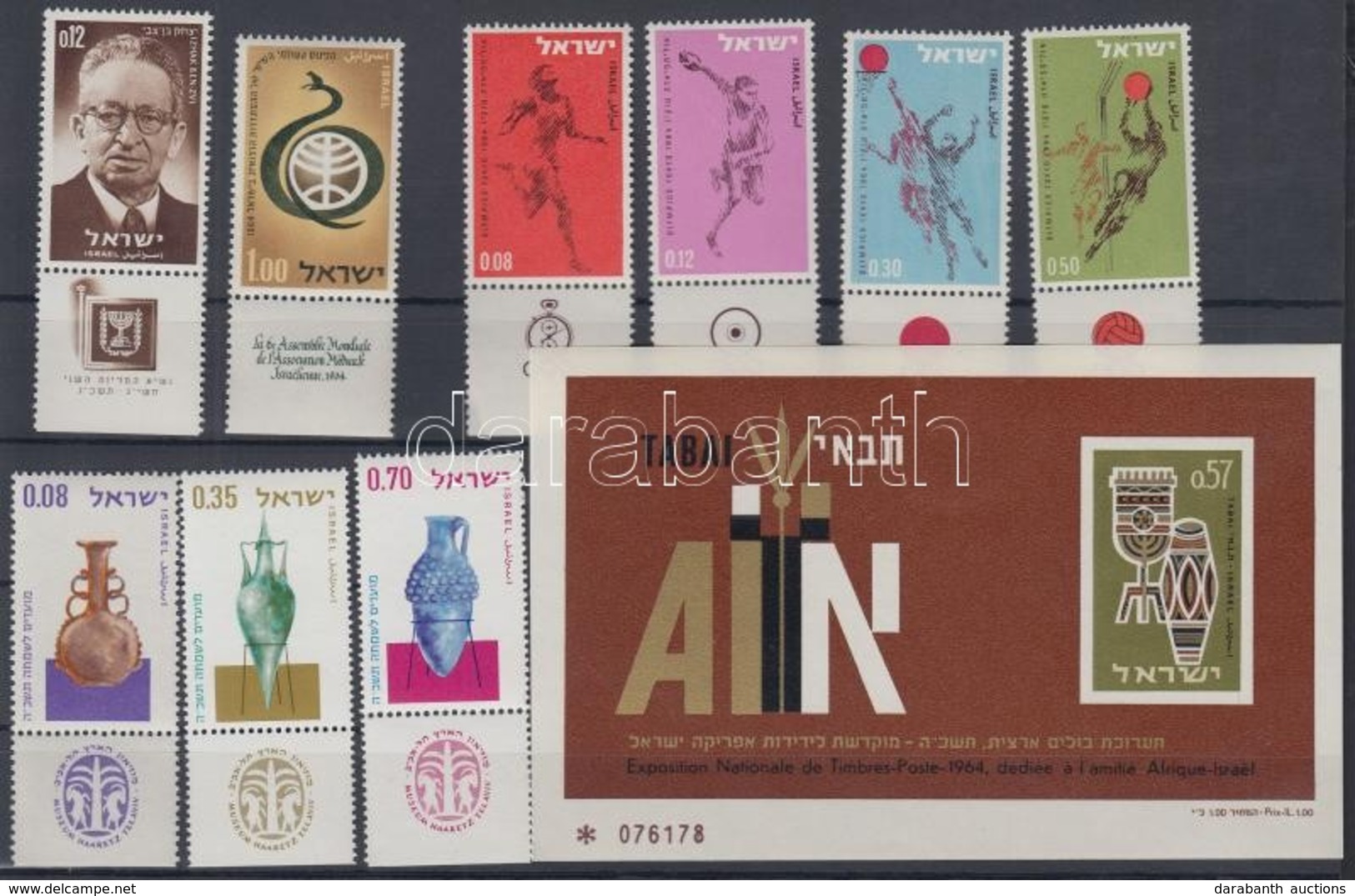 ** 1963-1964 22 Klf Tabos Bélyeg + 1 Db Blokk 2db Stecklapon - Andere & Zonder Classificatie