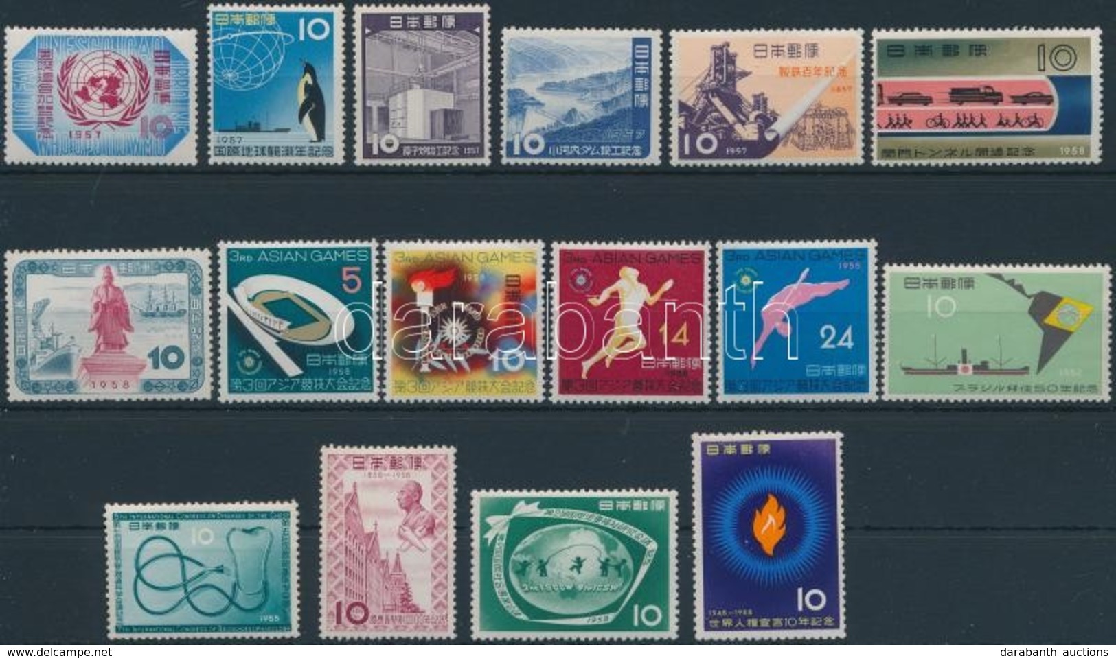 ** 1957-1958 16 Klf Bélyeg - Other & Unclassified