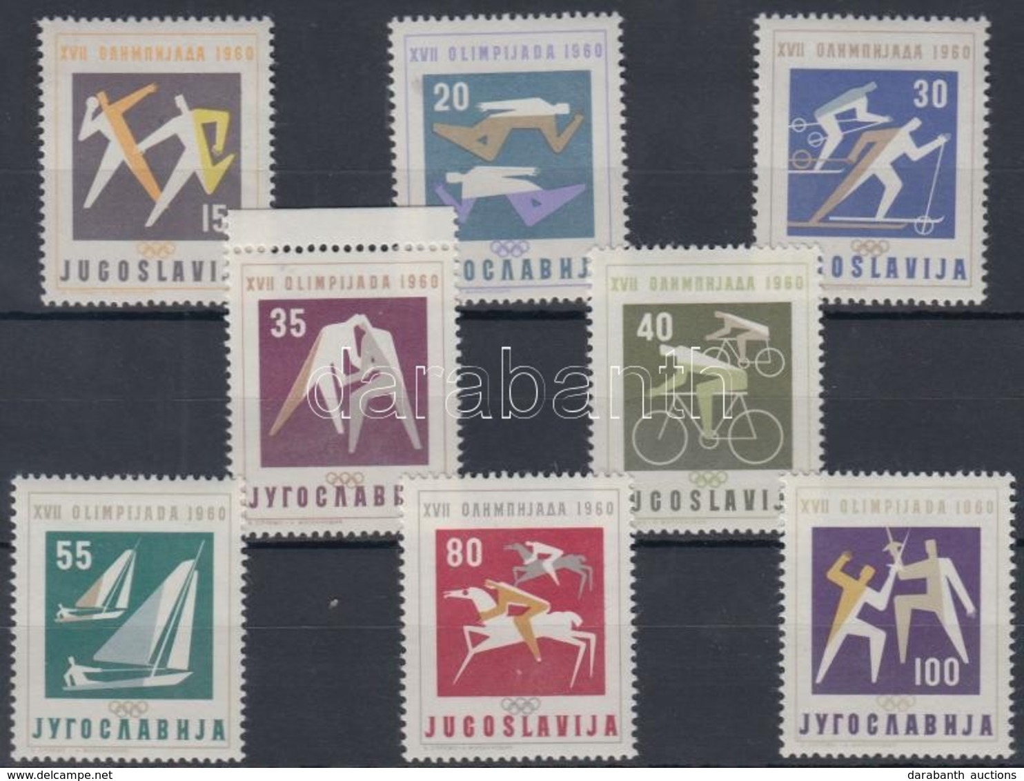 ** 1960 Nyári Olimpia Sor 909-916 - Other & Unclassified