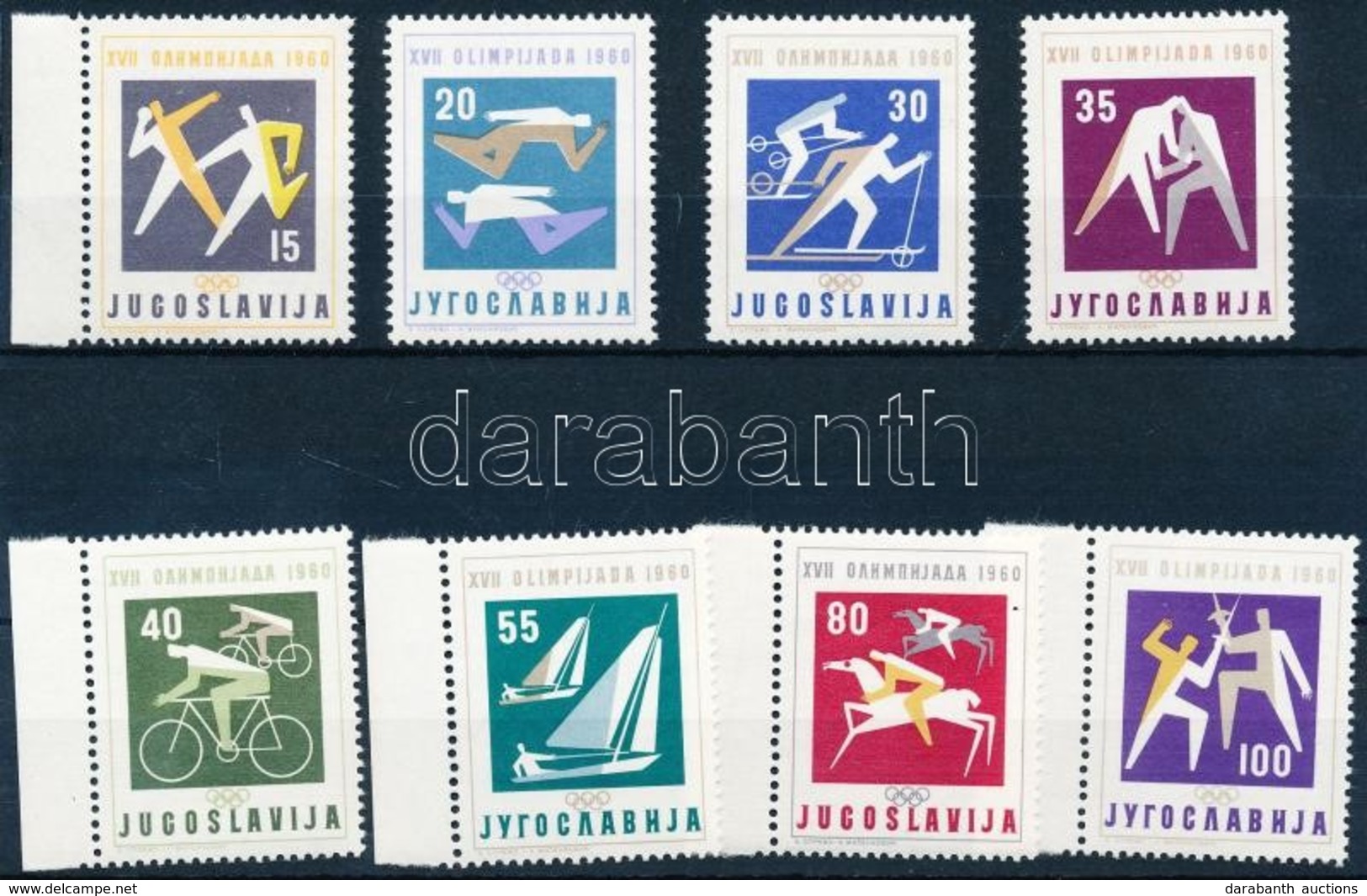 ** 1960 Nyári Olimpia Sor 909-916 - Other & Unclassified