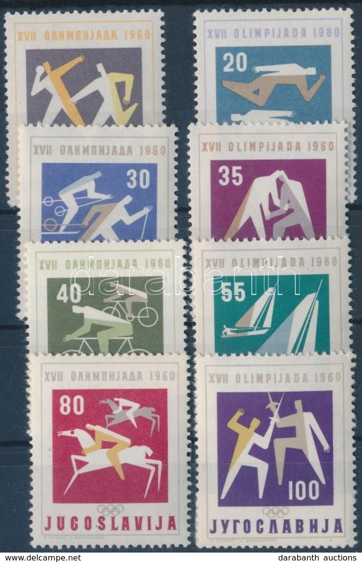 ** 1960 Olimpia Sor Mi 909-916 - Andere & Zonder Classificatie