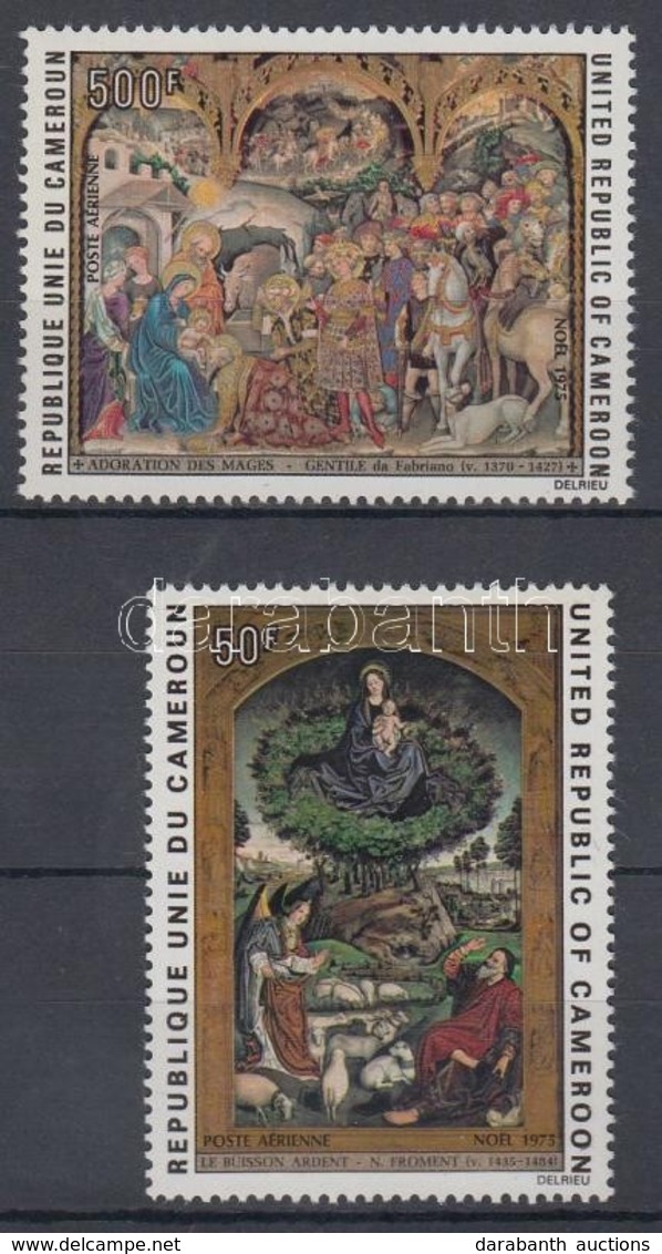 ** 1975 Karácsony, Festmények Sor Mi 814-815 - Andere & Zonder Classificatie