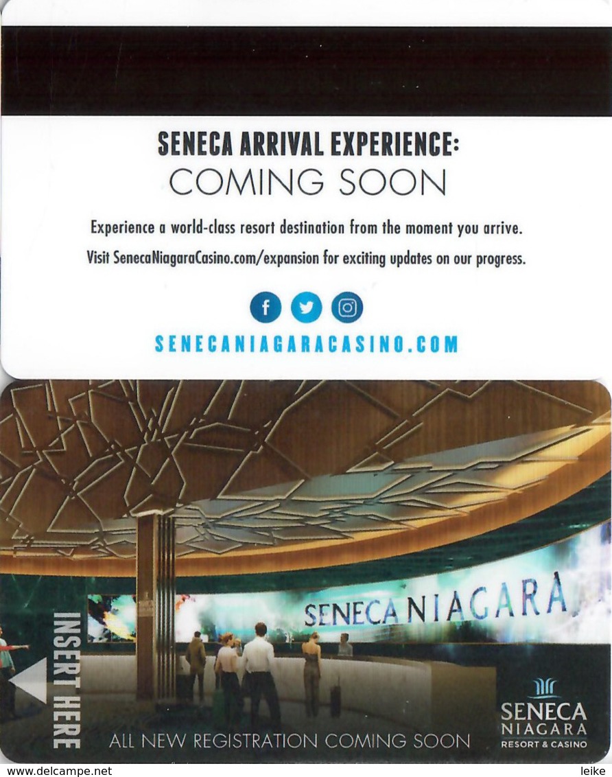 Seneca Niagara Resort & Casino1-2158----key Card, Room Key, Schlusselkarte, Hotelkarte - Hotel Keycards