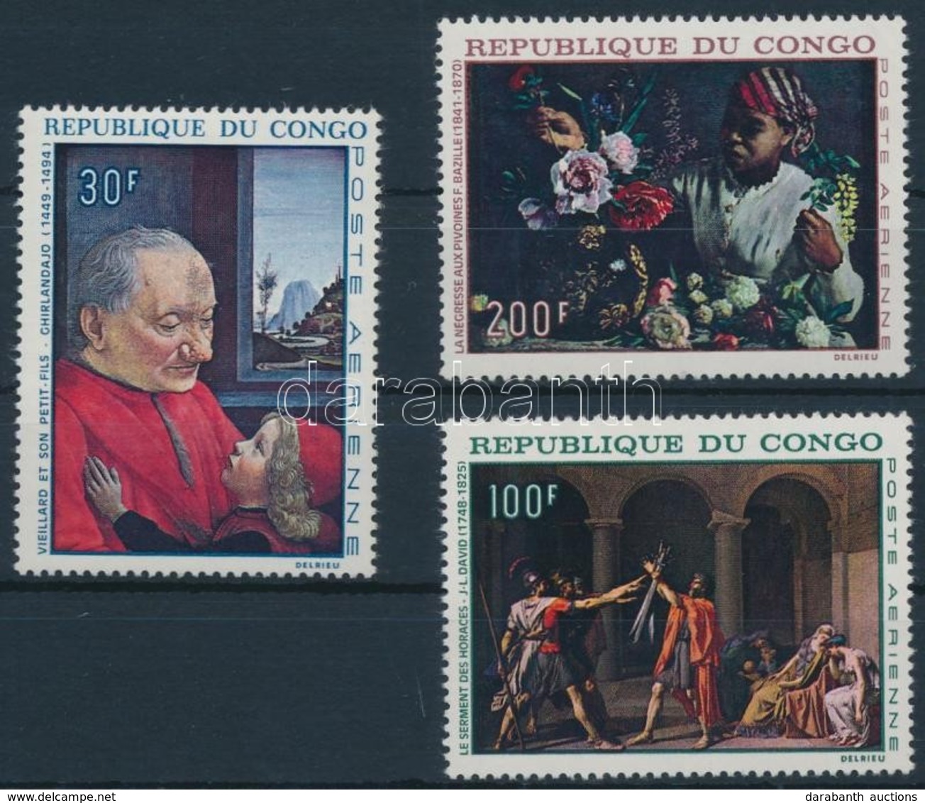 ** 1968 Festmény Sor Mi 148-150 - Other & Unclassified