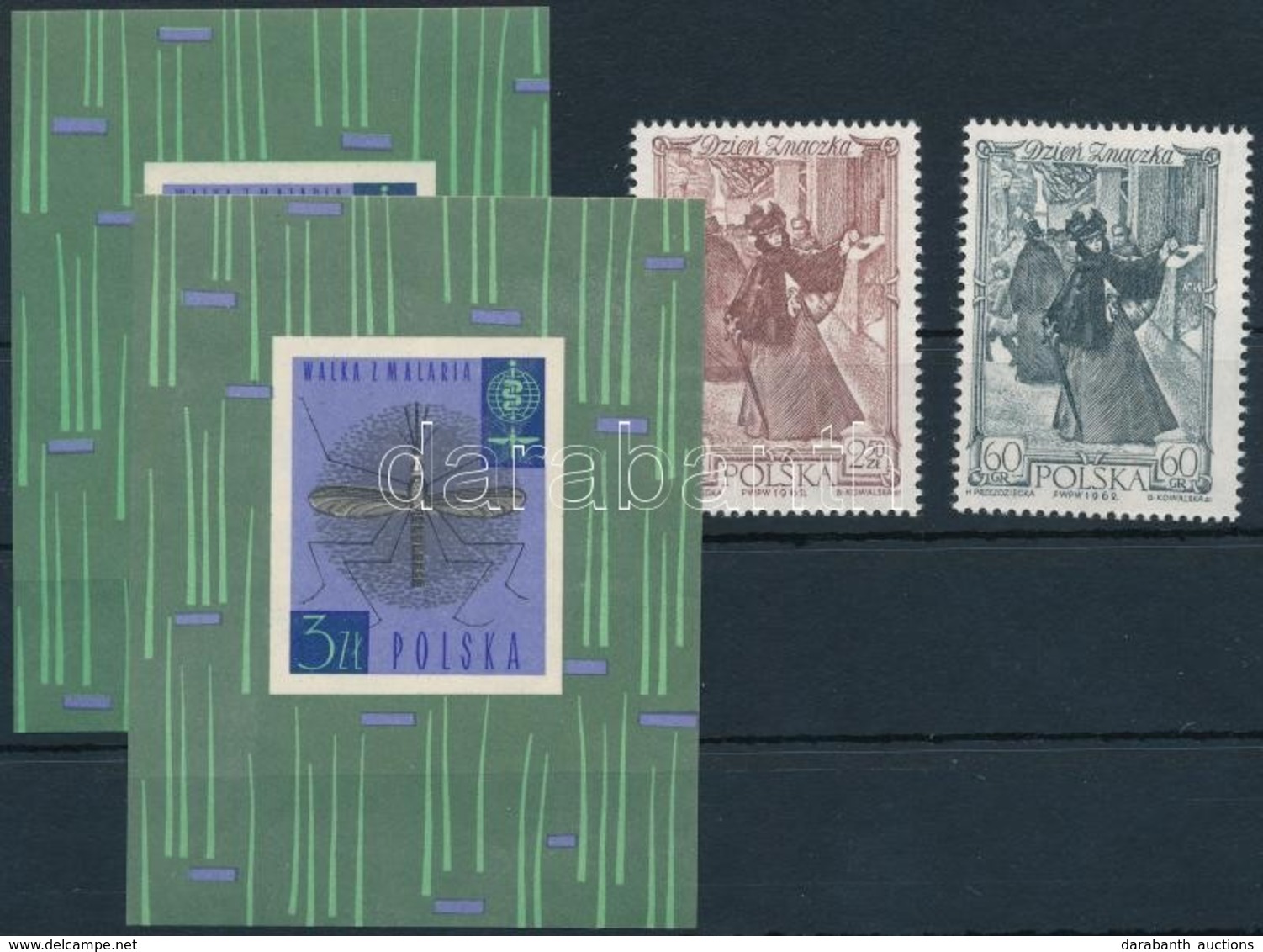 ** 1962 9 Sor (6 Kül.) , 3 Blokk (2 Kül.), 
9 Sets (6. Diff) , 3 Blocks (2 Diff.) - Other & Unclassified