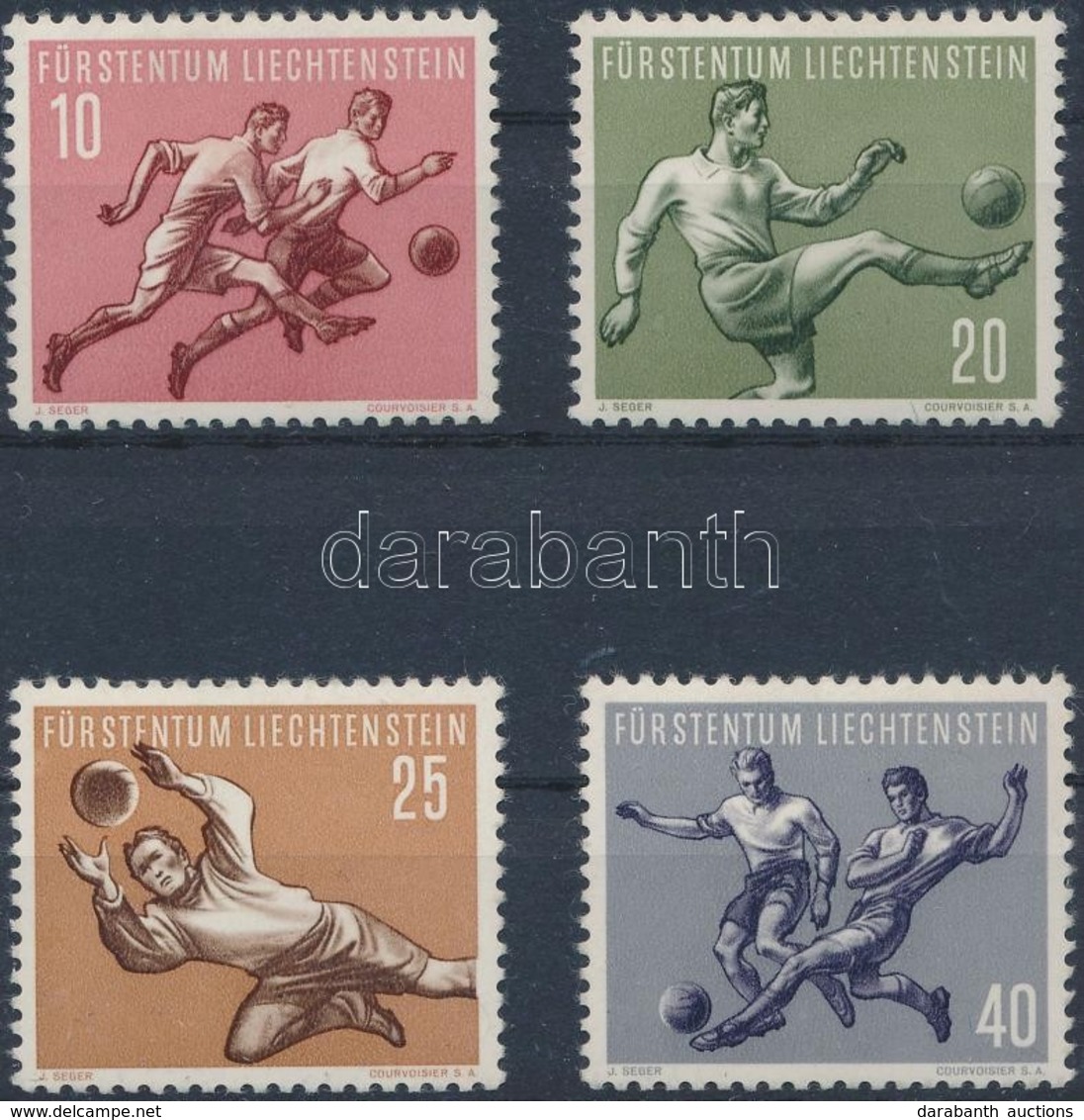 ** 1954 Labdarúgó VB: Svájc Sor Mi 322-325 - Andere & Zonder Classificatie