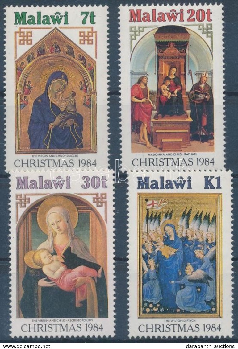 ** 1984 Karácsony: Festmények Sor Mi 437-440 - Other & Unclassified